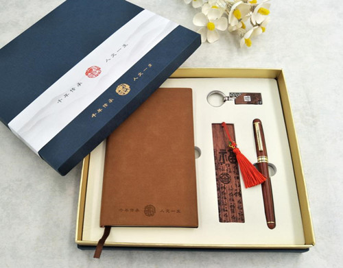 紅木筆記本四件套商務(wù)禮品  團購禮品 定制
