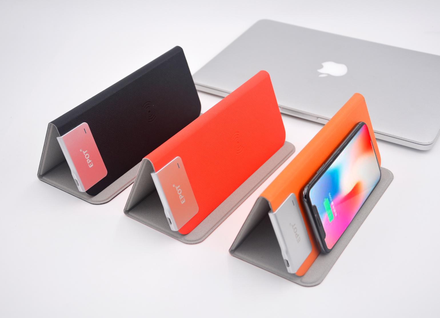 辦公禮品便捷創(chuàng)意鼠標(biāo)墊無(wú)線充手機(jī)支架三合一