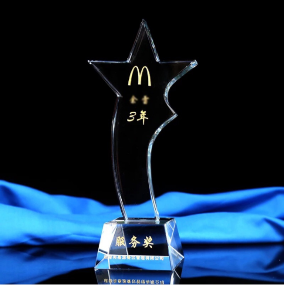 水晶頒獎獎杯、新款水晶獎杯