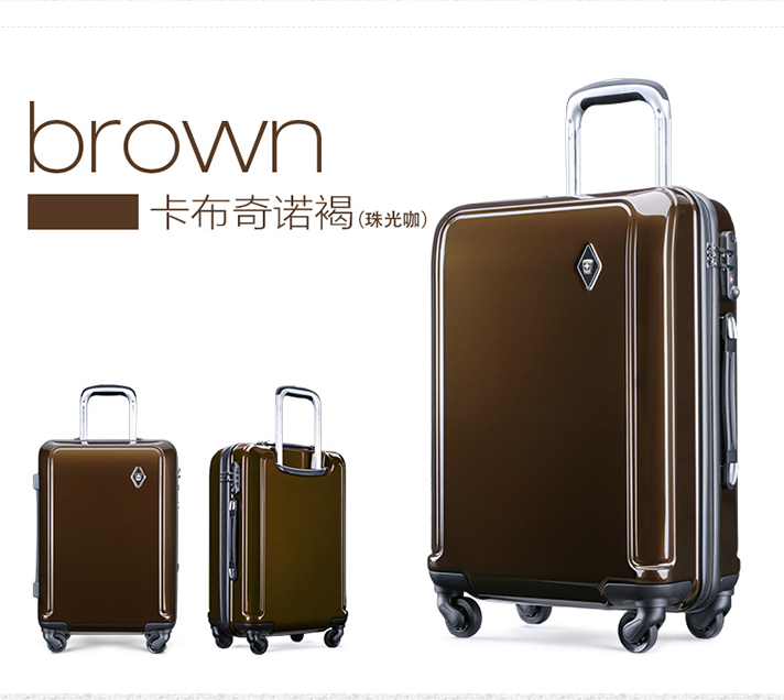 瑞動(dòng)24英寸登機(jī)箱拉桿箱旅行箱萬向輪PC商務(wù)行李箱