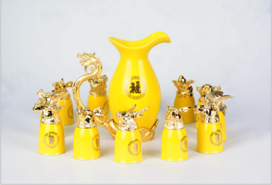 十二生肖酒杯套裝含新款酒壺商務(wù)禮品