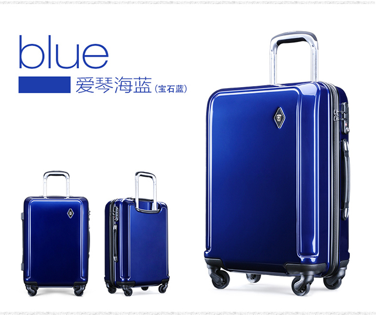 瑞動(dòng)24英寸登機(jī)箱拉桿箱旅行箱萬向輪PC商務(wù)行李箱